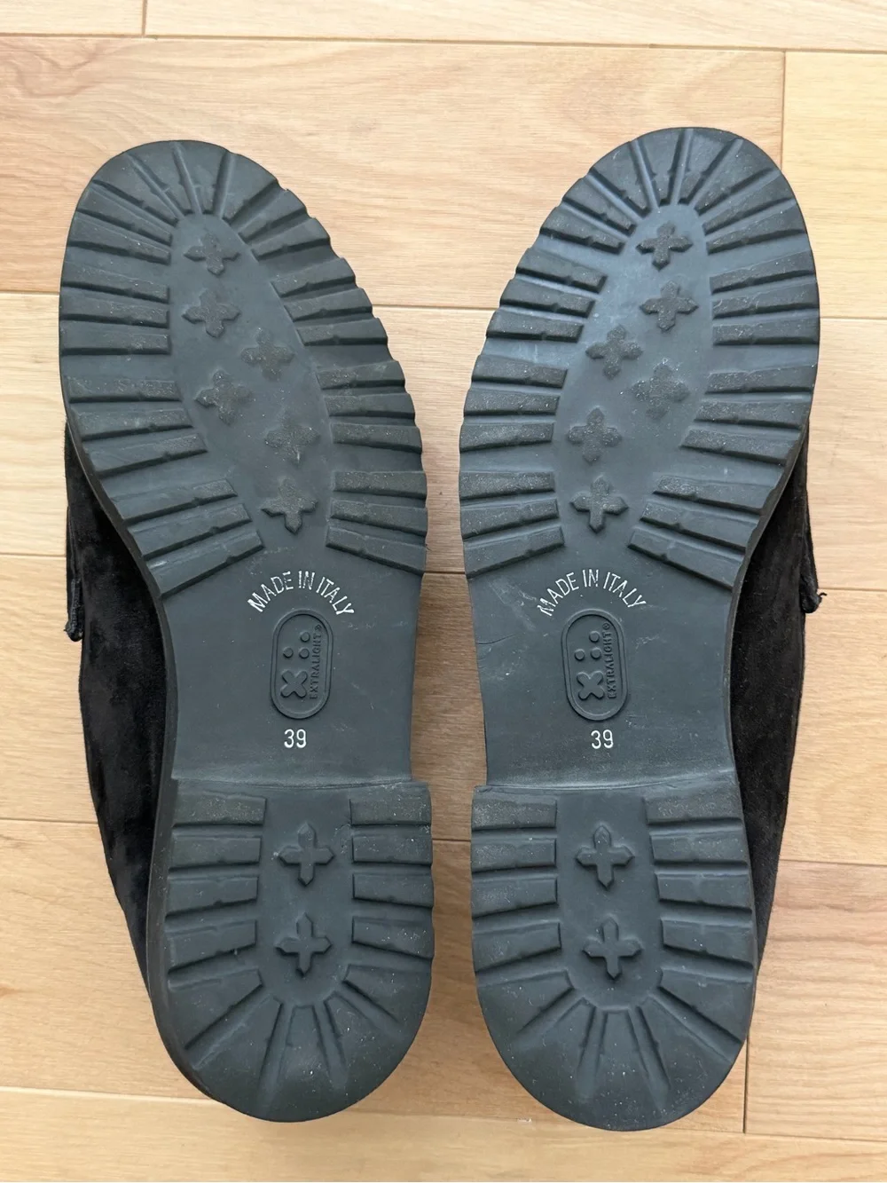 Women’s Black Suede Slip-On Loafers
